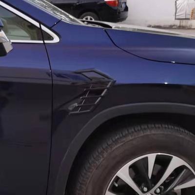 Universal 2pcs Car Fender Side Vents Decor Air Flow Intake Hole Grille Spoiler DIY Style Car Air