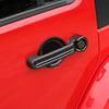 For Jeep Wrangler JK JKU 2007-2018 Liberty Dodge Nitro Car Carbon Fiber Style Exterior Door Handle Moulding Cover Trim Decor