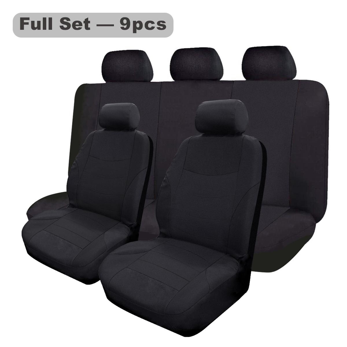

car seat cover 4-Piece 9-Piece Universal polyester Car Seat Covers Four Seasons