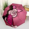 Winnie and Friends Themed Travel Umbrella-8 Ribs Automatic Opening and Closing, Portable Folding Design, Compact and Stylish Umbrella