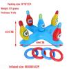 Inflatable Bowling & Ring Toss Outdoor Game for Kids
