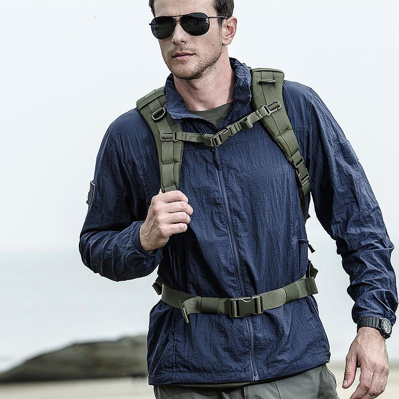 Consul Men's Ultra-Thin Waterproof Windbreaker - Summer Sun Protection Quick-Dry Jacket