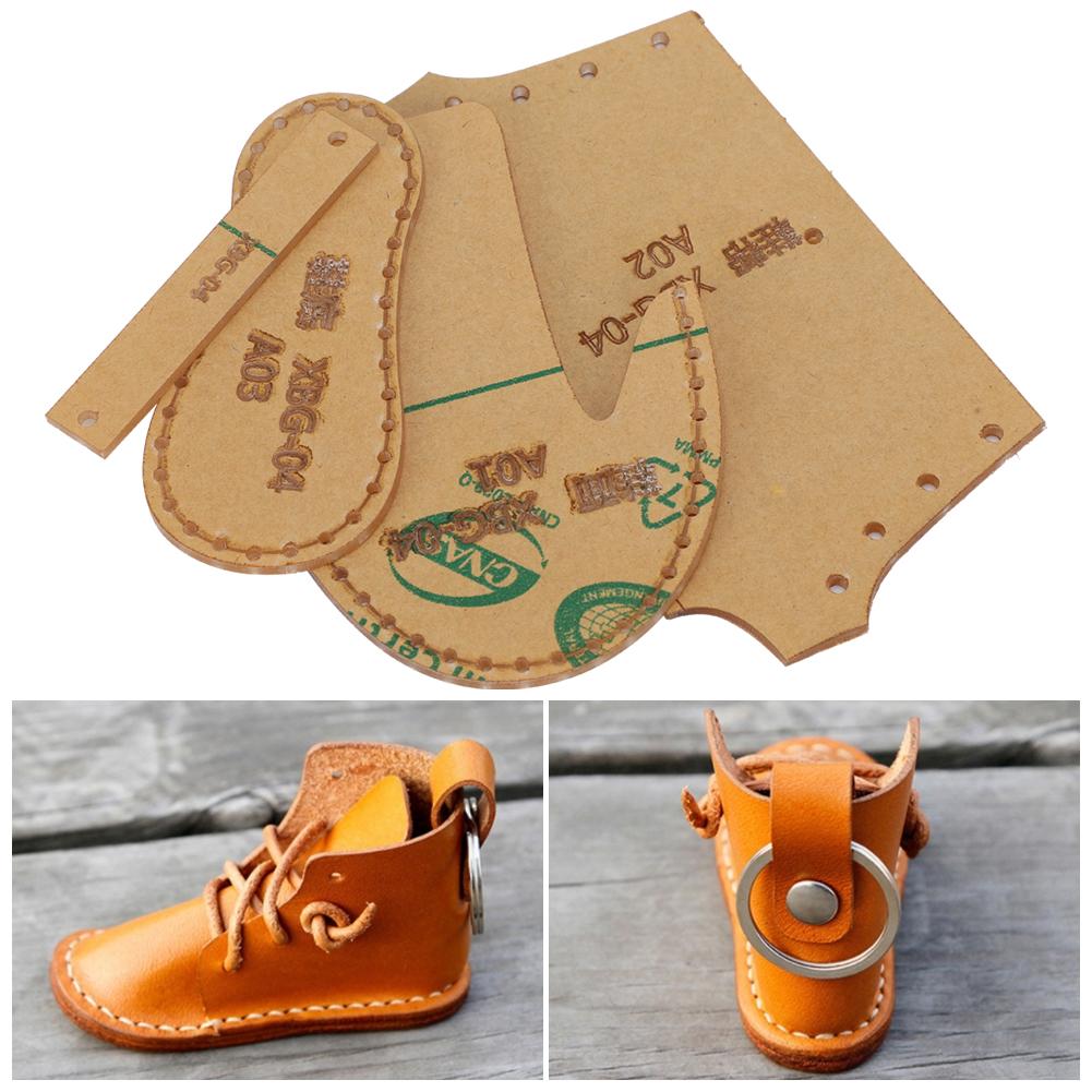 Șablon Acrilic Transparent Mini Pantofi Cizme Mucegai Piele Model Stencil