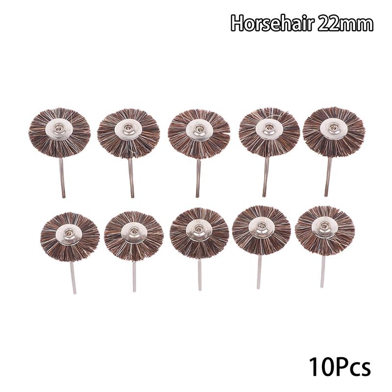 10Pcs Dental High Quality Polishing Hairbrush Wheel Polishing Brushes Dental Laboratory Equipment Materials Supplies