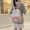 Personalized star backpack women 2025 new college style small backpack cute Japanese bar pain bag student schoolbag