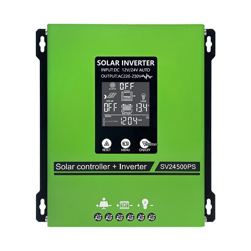 All-in-One Pure Sine Wave Solar Inverter Charger 500W 12V/24V with 20A PWM Controller