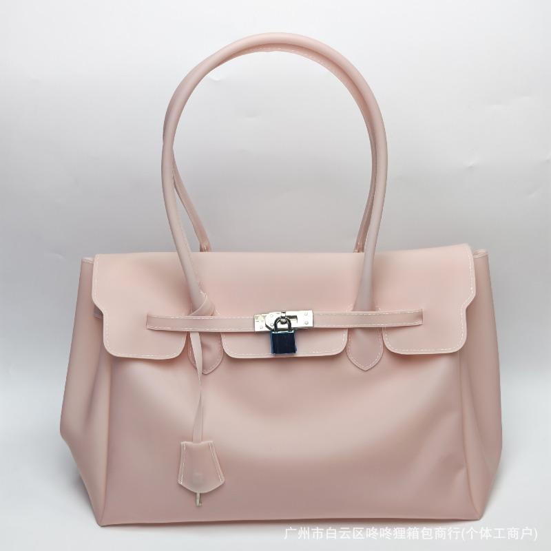 Li nuova estate nuova kiiikiii borsa in gelatina borsa a shopper borsa a tracolla grande capacità borsa da ascella