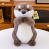 Lazy otter plush toy creative home ornament children's doll aquarium souvenir