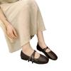 Fashion Hot Selling Elegant Woman Shoes 2025 High Quality Buckle Strap Flat Women's Pumps New Round Toe  Fashion Best Seller Low Heels