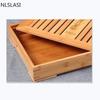 New Style Chinese Style Bamboo Tea Set Tray Water Storage Convenient Tea Tray Household Tea Set Tea Set Accessories NLSLASI