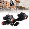 Scooter Handlebar Headlights Aluminum Alloy USB Rechargeable Bike Front Lights for 45-52mmCelsius 1.77-2.05inch Pole Diameters