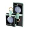 Samsung Z Flip7 FE Electroplated Ring Stand Hard Shell Case, Compatible with Flip6/5/4/3
