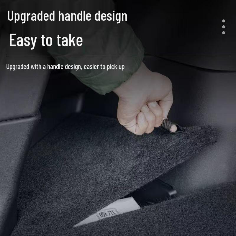 Fits Tesla Model Y/3: TPE Trunk Side Pocket Storage Bin Accessory