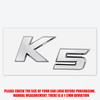 3D ABS Styling K3 K4 K5 KX5 Badge Car Body Rear Trunk Sticker Decor  Auto Accessories For Kia K2 Ceed Carnival Picanto Soul EV6