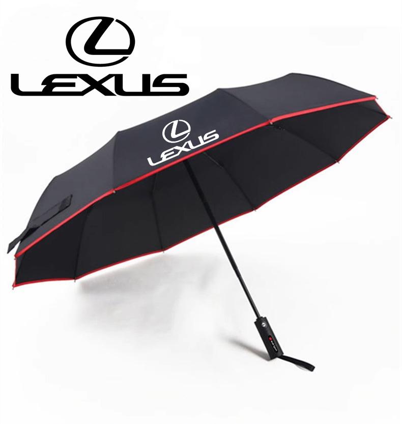 Car Automatic Folding Windproof Sunshade Umbrella Lexus F Sport ES200 ES300 RX300 GS250 GS300 IS300 CT200h LX570 LS500h NX GX UX