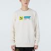 PUMA Sweatshirts Men's White Crew Neck Moderate Regular 536304-65