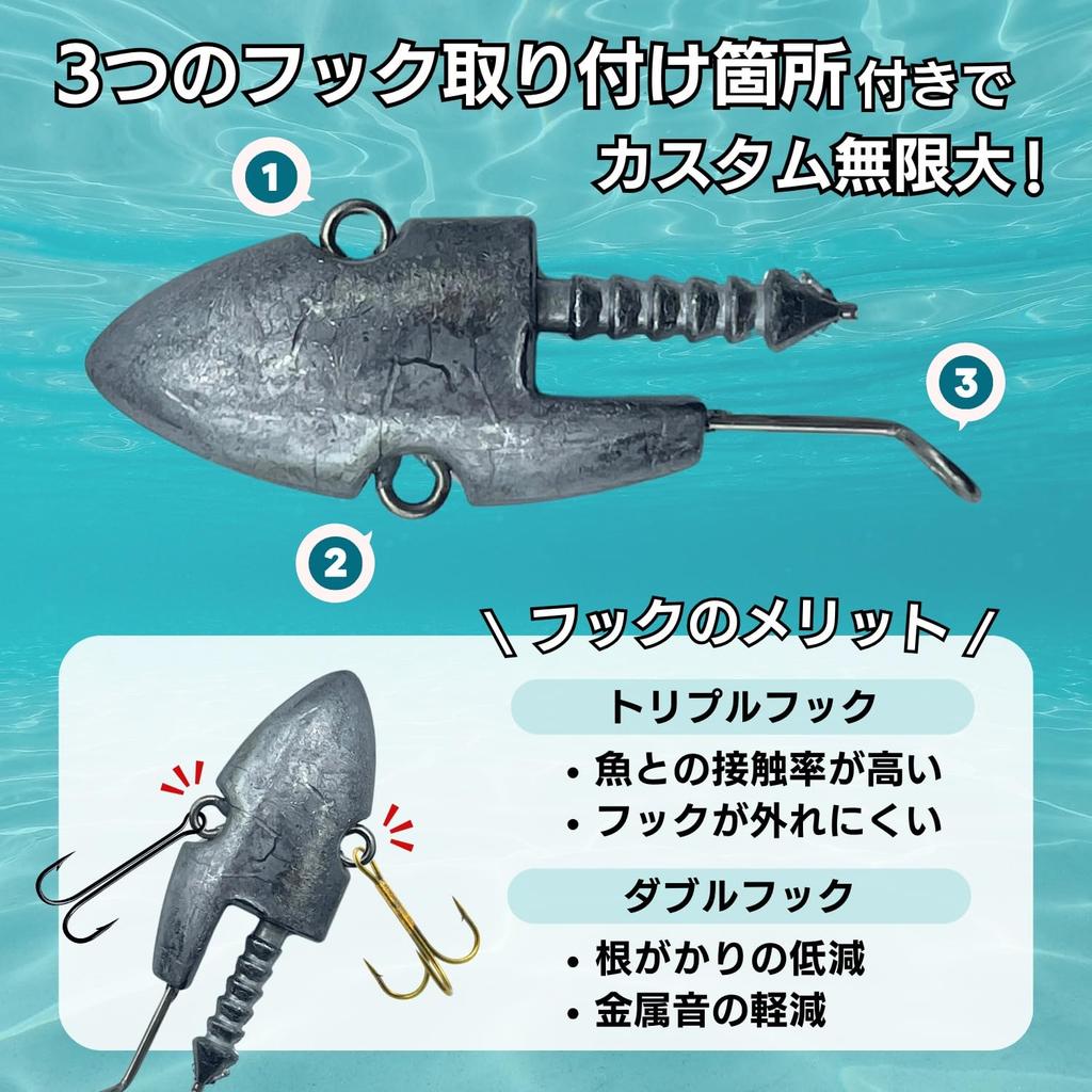 Shymie Jig Head Jig Head Worm Fishing Sea Bass Worm Alkaline Shad Flounder Lure Bass Fishing Chinning 17g 28g 15 Pieces 30 Pieces