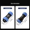 SP21 Series 12-Pin IP67 Waterproof Aviation Plug with Solder Connection