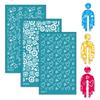 Reusable Silk Screen Stencils for Clay Jewelry Earrings, Texture Sheets for Clay