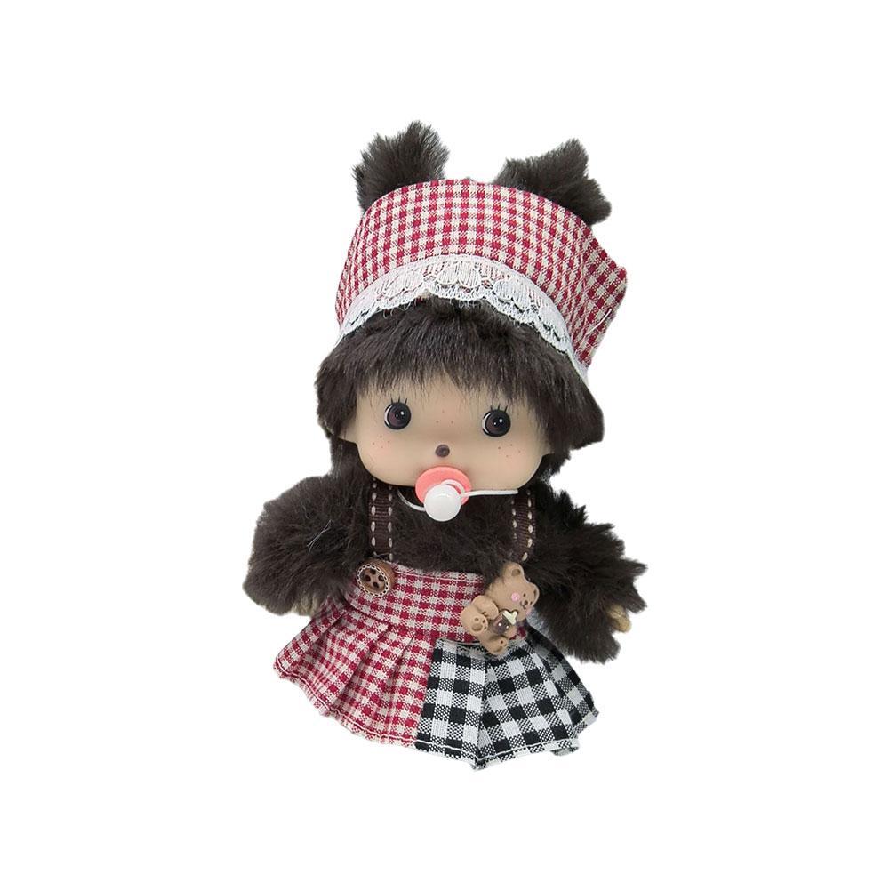 15cm Mengqiqi Plush Doll Pendant City Series PP Cotton Monkey Plush Doll Cute Hand Puppet Doll Birthday Gift Plush Toy