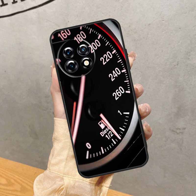 

Cool Retro Speedometer Case For OnePlus 8 9 10 Pro 15 15R 13 R 12 11 13T 10T 8T Nord CE 5 2 3 4 Lite N20 N30 Cover OnePlus Nord CE4Lite