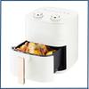 Stor kapacitet Multifunktionell Glas Airfryer med Cool-touch-vred—Perfekt för Pommes Frites och Mer!