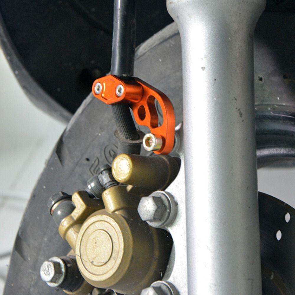 Bremsleitungsklemme aus Aluminiumlegierung, Rohrleitungsschutz für Honda/Yamaha/Suzuki Motorrad-Bremsleitung