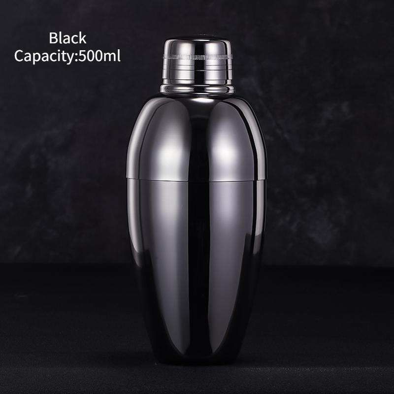 500ml Carven Engraving Vintage Cocktail Shaker Bar Shaker Stainless Steel Cocktail Boston Shaker For Bar Party Home Bar Tool