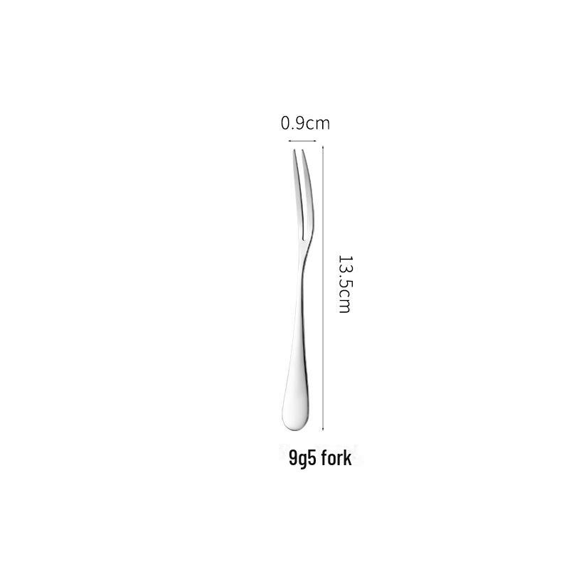 1010 Stainless Steel Dessert Spoon - Thick, Round, Mirror-Finish 304 Stainless Steel Tableware