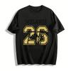 Senior 2026 Melanie Custom Graduation Letter Print Casual Tee Pure Cotton T-shirt