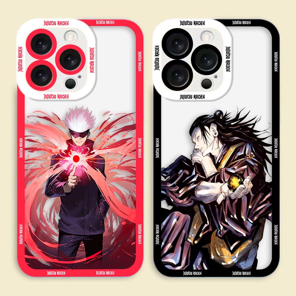 J-Jujutsu k-Kaisen Gojo Satoru Clear Phone Case For Samsung Galaxy S26 S25 S24 S23 S22 S21 S20 FE S10 PLUS S30 ULTRA EDGE Case
