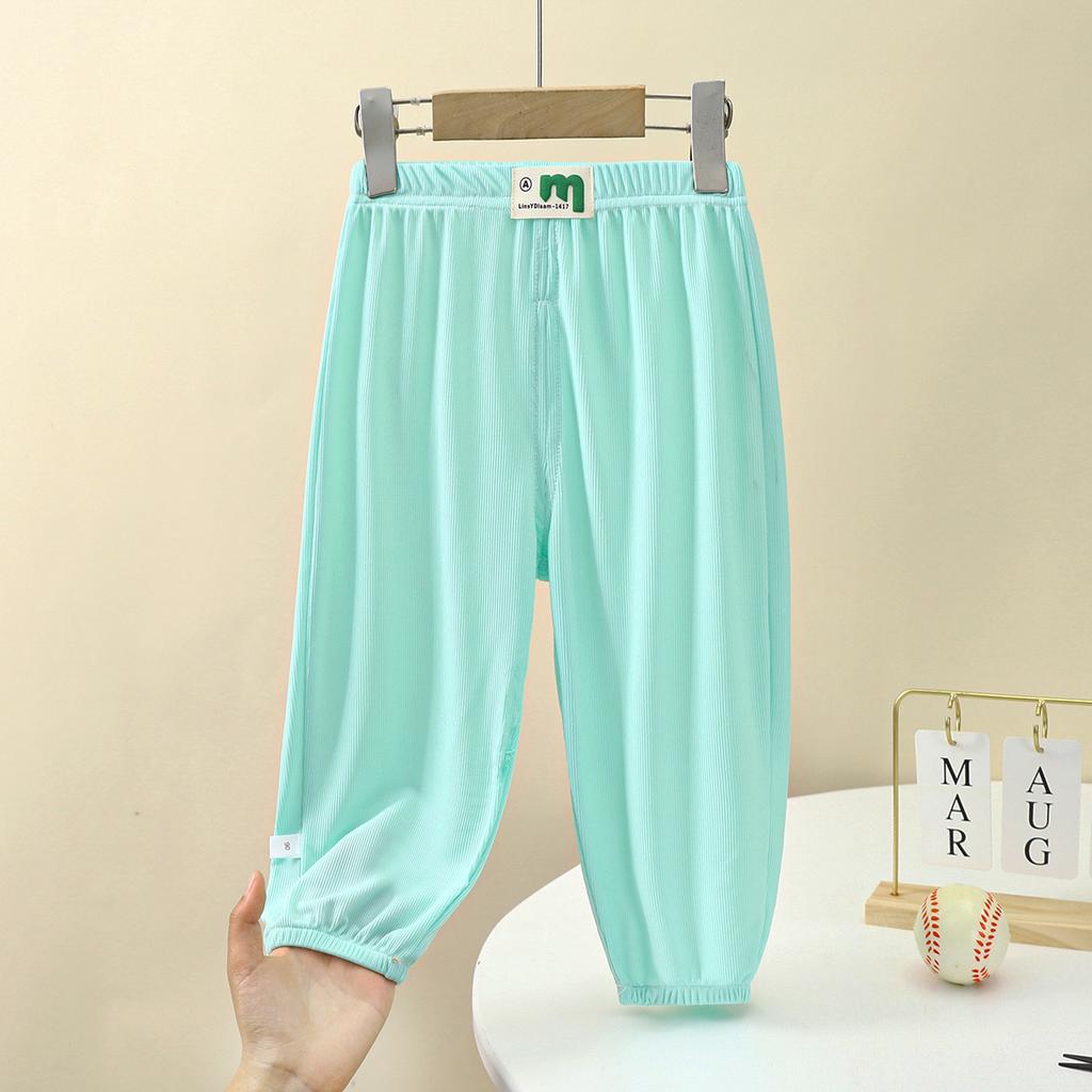 Children's Anti-mosquito Pants Thin Section Boys and Girls Bloomers Small and Medium-sized Children Summer Trousers Boys and Girls Pants Wholesale