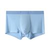 Plus-size Men's Summer Thin Ice Silk Graphene Antibacterial Crotch Non-mark Flat Angle Briefs