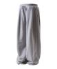 Denawo Deep Four-Tuck Wide String Pants (Gray)