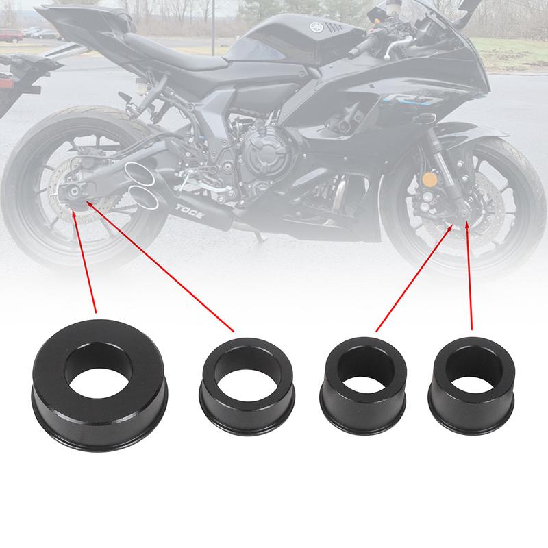 MOTO4U For YAMAHA R7 2022 2023 2024 Aluminum Racing Wheel Spacer 4PCS Motorcycle Accessories Driven Captive Spacer