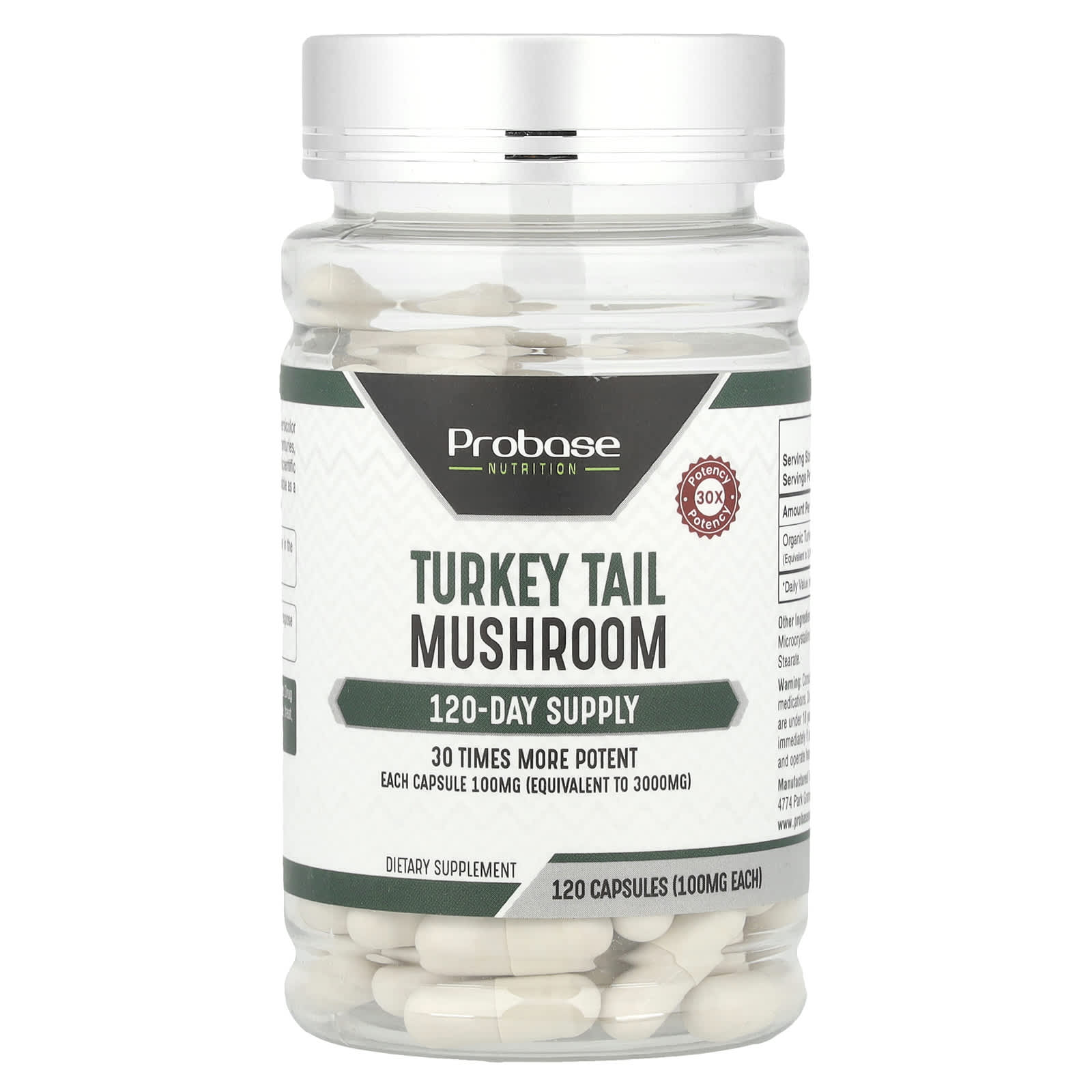

Cloud Mushroom, 100Mg, 120 Capsules