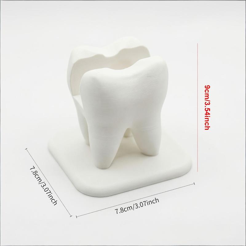 Creative Teeth Styling Business Card Storage Box Clinic Front Desk Display Stand Desktop Decoration Ornaments