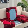 Square Lattice Printed Sofa Chair Seat Cushion Cover Elastic Sofa Slipcovers Designed For Household Pets Protector L Shape Anti -Dust Machine