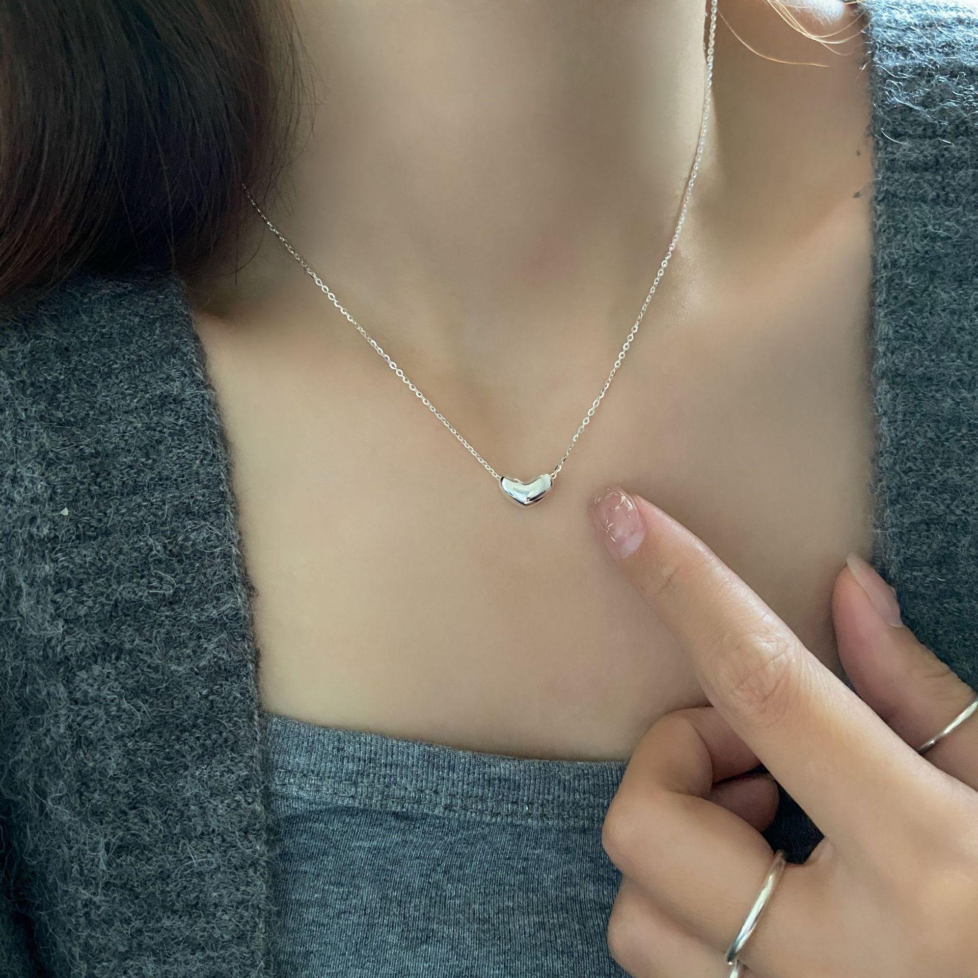 

Корейские ювелирные изделия, нестандартное ожерелье из чечевицы, женское легкое, роскошное, элитное, нишевое, дизайн, темперамент