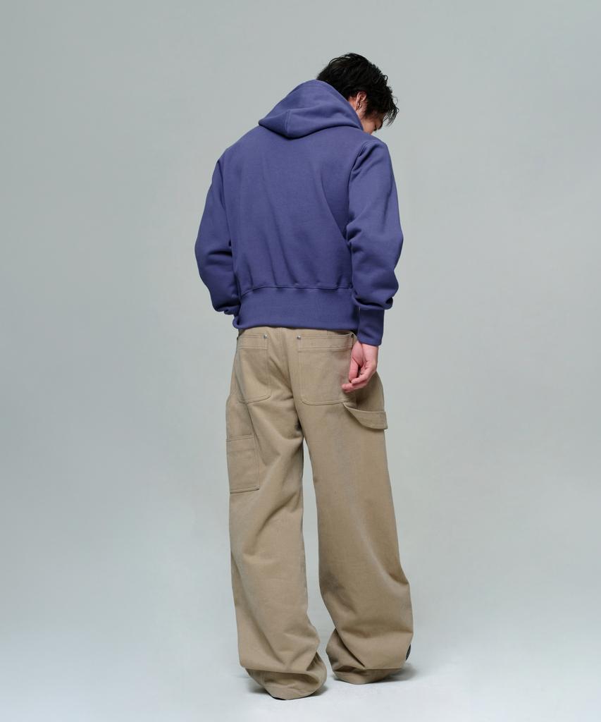 ERA Men Wide Carpenter Pants - Khaki Beige