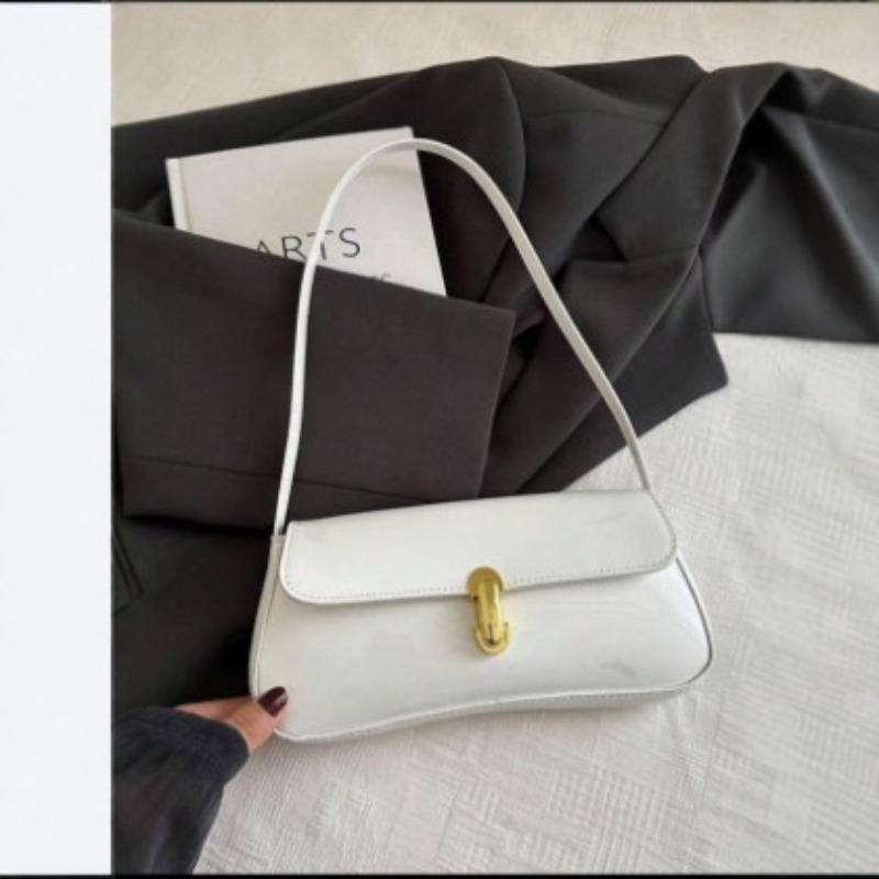 Personalized trend baguette bag 2 new lock fashionable retro armpit bag shoulder portable square bag