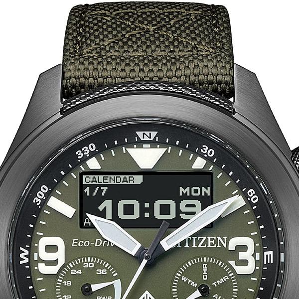 Citizen JV1005-02W menn ( Se PROMASTER LAND-serien Solcelledrevet Eco-Drive) Rundklokke