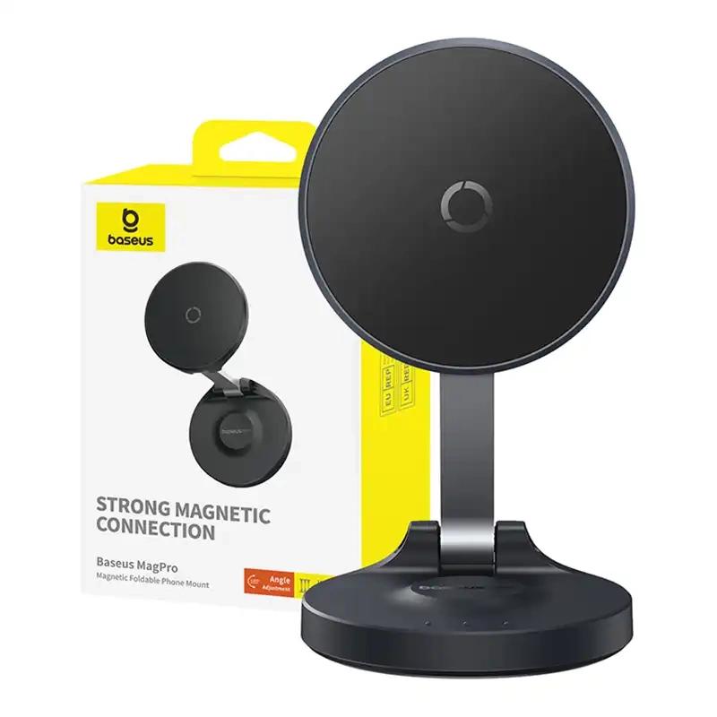 Magnetische Handyhalterung Baseus Magpro Selbstklebend (Schwarz)