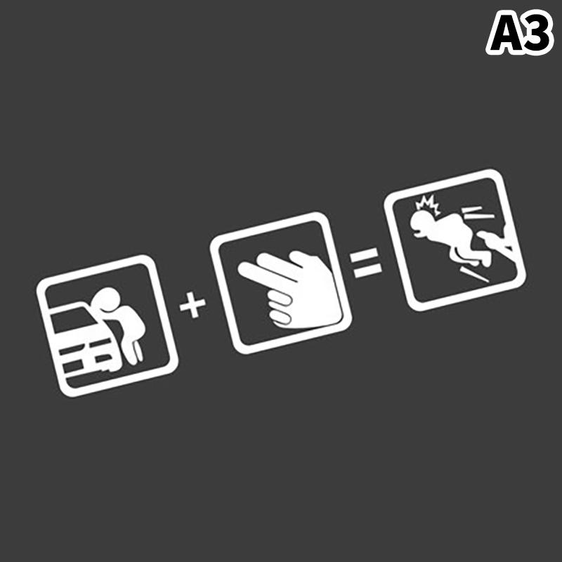 1pc Car Sticker Don't Touch My Car Creative Funny Reflective Car Decoration Stickers Car Window Accessories Car Body Decal