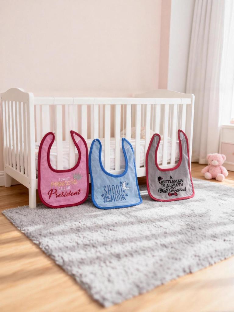 Double-Layer Soft Velcro Bib for Newborns & Toddlers - Anti-Stain Saliva Towel