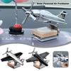 Car Air Freshener Solar Aircraft Decoration Mini Car Perfume Air Freshener Fragrance Car Airplane Ornament Car Accessories