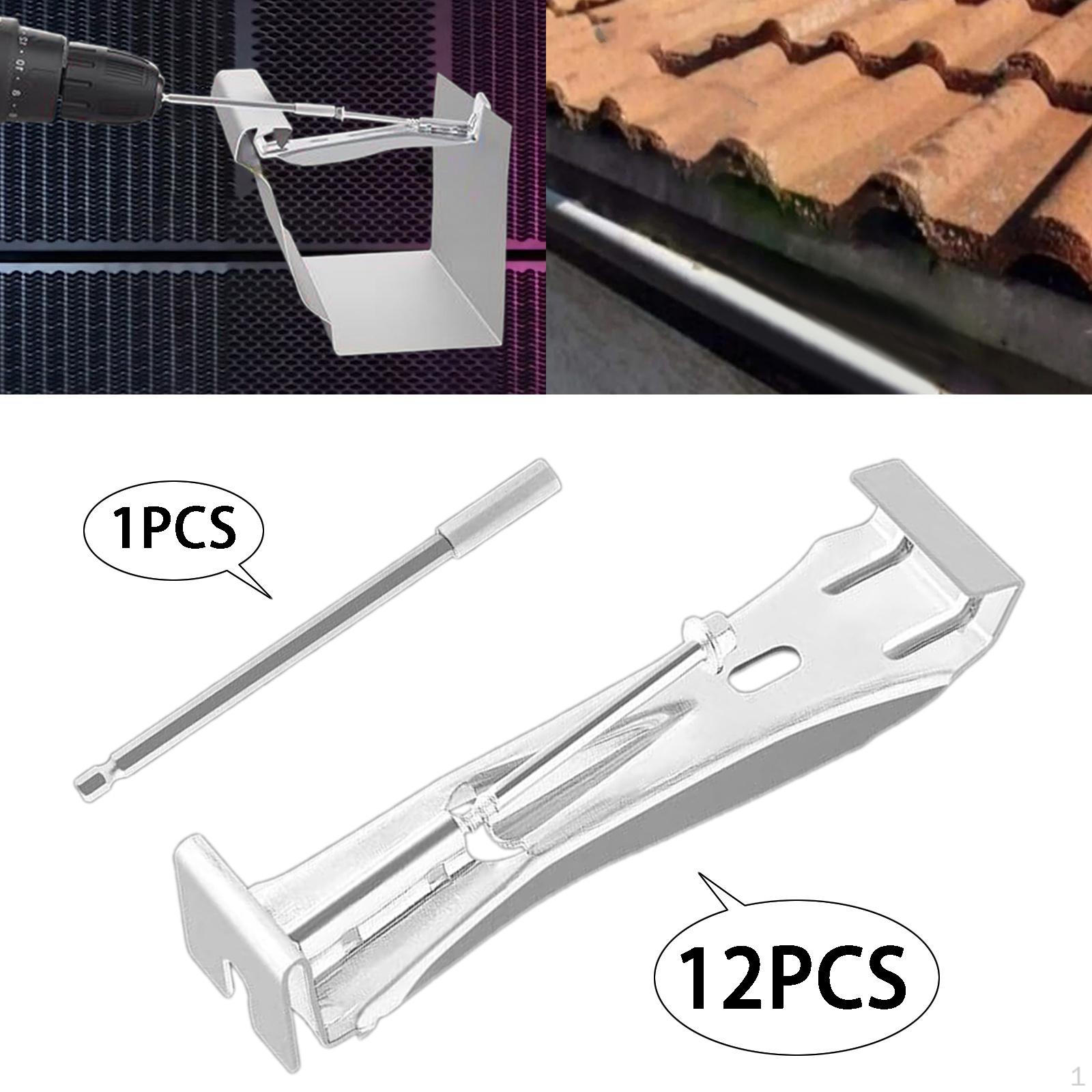 

5-дюймовые зажимы для водосточных желобов — простая установка 12pcs