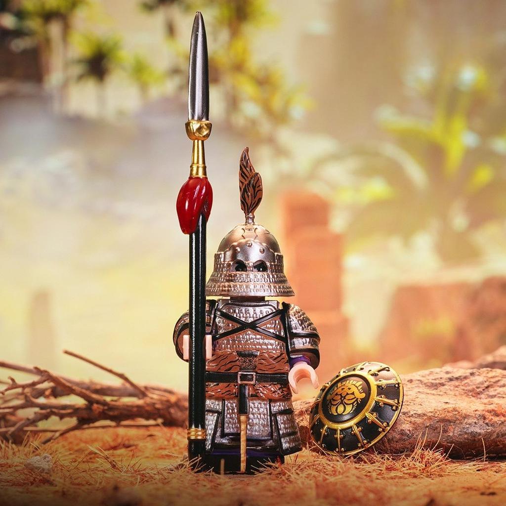 Jin Dynasty Ironclad Cavalry Soldier & War Horse Medieval Armor Building Blocks Toy