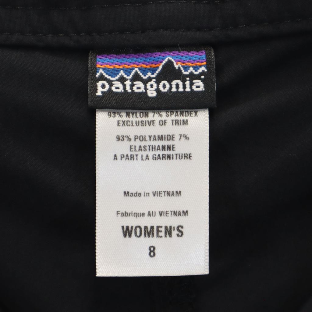 Patagonia Mini Länge Welliger Skort Culotte Rock 8 schwarz Outdoor 58685F0 Damen Gebraucht