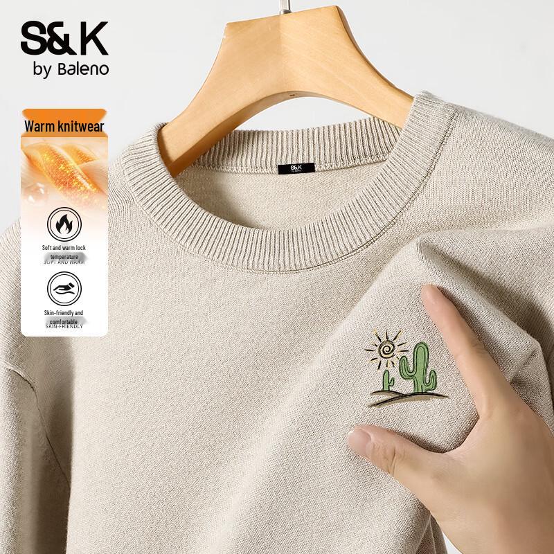 

Baleno Unisex Winter Round Neck Knit Sweater 2XL